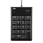 サンワサプライ USB2.0ハブ付テンキー NT-16UH2BK