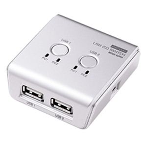 サンワサプライ USB2.0ハブ付手動切替器 SW-US22H
