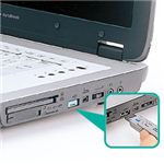 サンワサプライ USBコネクタ取付けセキュリティ SL-46-BL