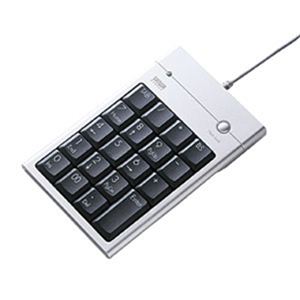 サンワサプライ USBテンキー（シルバー） NT-8USV