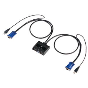 サンワサプライ ネットブック対応パソコン自動切替器（2：1） SW-KVM2UU