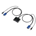 サンワサプライ ネットブック対応パソコン自動切替器（2：1） SW-KVM2UU