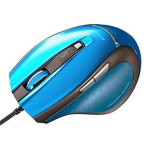 サンワサプライ ブルーテック有線マウス（ブルー） MA-118HBL