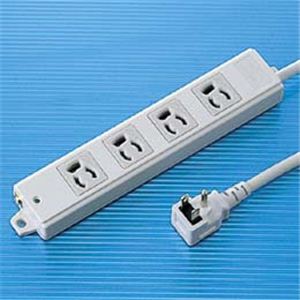 サンワサプライ 工事物件タップ（4個口・3m） TAP-KE4L-3