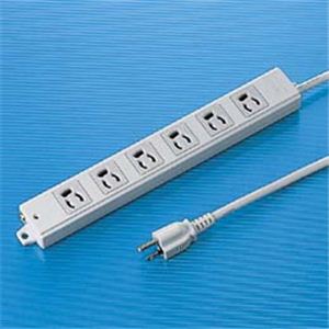 サンワサプライ 工事物件タップ（6個口・5m） TAP-K6-5