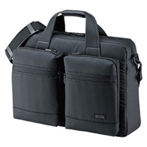 サンワサプライ 超軽量・超撥水・衝撃吸収PCバッグ BAG-LW8BK