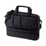 サンワサプライ 超軽量PCケース（12.1型ワイド、ブラック） BAG-F6BK