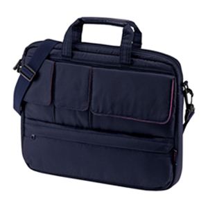 サンワサプライ 超軽量PCケース（13.3型ワイド、ネイビー） BAG-F5NV