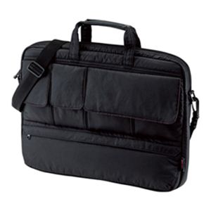 サンワサプライ 超軽量PCケース（15.6型ワイド、ブラック） BAG-F4BK