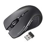 サンワサプライ 超小型レシーバーワイヤレスブルーLEDマウスブラック MA-NANOH9BK
