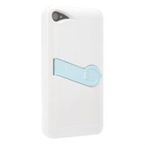 icover eazel シリーズ スタンド付 iPhone4S／iPhone4用ケース AS-IP4EZ-WHSB