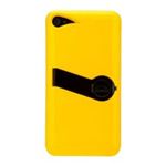icover eazel シリーズ スタンド付 iPhone4S／iPhone4用ケース AS-IP4EZ-YEBK