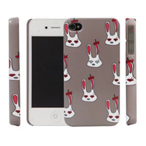 icover Royal family シリーズ Lapin グレー iPhone4S／iPhone4用ケース AS-IP4RY-LPGR
