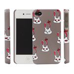icover Royal family シリーズ Lapin グレー iPhone4S／iPhone4用ケース AS-IP4RY-LPGR