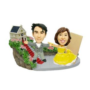 WooBic 人形 ふたり&家族バージョン Bタイプ 結婚式(教会) C13-2B/C13-2G