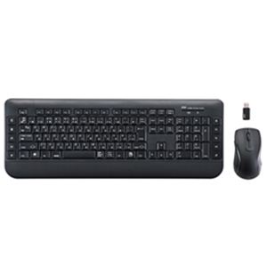 サンワサプライ マウス付きワイヤレスキーボード（ブラック） SKB-WL18SETBK