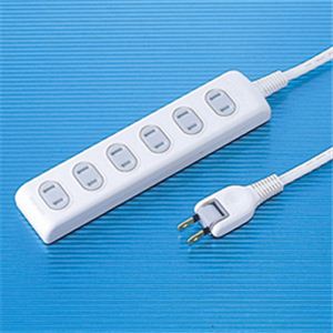 サンワサプライ 火災予防安全タップ（6個口・10m） TAP-TSH610