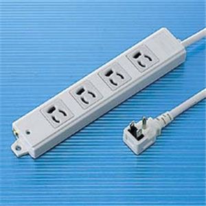 サンワサプライ 工事物件タップ（4個口・5m） TAP-K4L-5