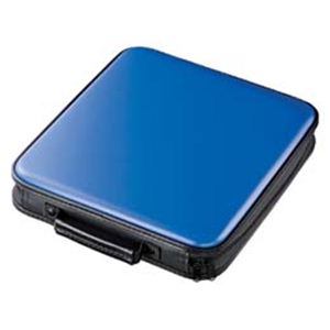 サンワサプライ DVD・CDケース（ブルー） FCD-16005BL