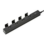サンワサプライ 便利タップACアダプタ対応（5個口、2m、ブラック） TAP-B41BK