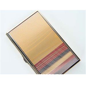 Bone Skin 名刺入れケース GoldRed AS-BSN10-GDRD
