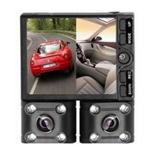 【車載用防犯カメラ】ルックイースト デュアルレンズ ドライブレコーダー LE-DCR02