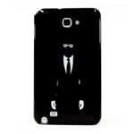 icover GALAXY Note用ケース DESIGN AS-GNGM-BK ブラック（ジェントルマン）