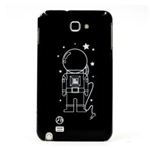 icover GALAXY Note用ケース DESIGN AS-GNAT-BK ブラック（宇宙飛行士）