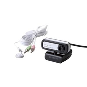 ELECOM（エレコム） イヤホンマイク付200万画素Webカメラ UCAM-C0220FEBK