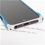COREMECHATEC MOBiCRAB メタルバンパー for iPhone5（ブルー+シルバー） RX-IP5MB-BLSL