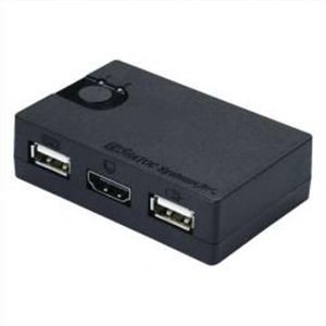 ラトックシステム HDMI ディスプレイ／USB キーボード・マウス シンプル切替器（2 台用） REX-230UH