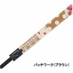 エツミ ミラーレス向け faonストラップパッチ BR ブラウン E-6486