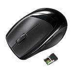 サンワサプライ ワイヤレススーパーブルーLEDマウス MA-WBL8BK