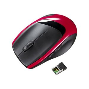 サンワサプライ ワイヤレススーパーブルーLEDマウス MA-WBL8R