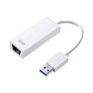 サンワサプライ USB3.0LANアダプタ（Gigabit対応） LAN-ADUSBRJ45G