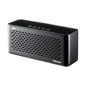 サンワサプライ Bluetoothワイヤレススピーカー（ブラック） MM-SPBTBK