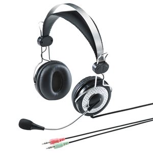 サンワサプライ マルチメディアPCヘッドセット MM-HS523NC