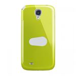 icover GALAXY S4用カード収納型ケース ライムグリーン AS-GS4ID-LG