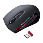 サンワサプライ ワイヤレスブルーLEDマウス MA-WBL26BKR