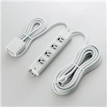 ELECOM（エレコム） EU RoHs指令準拠 手元スイッチ付二重構造工事用タップ T-WRMT3450LG／RS