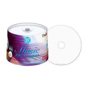 太陽誘電 That's CD-R 音楽用 ワイドタイプ プリンタブル白