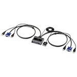 パソコン切替器（エミュレーション非搭載・手元スイッチ付） SW-KVM2UUS