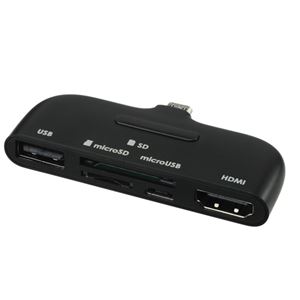 GREENHOUSE HDMI対応スマートフォン＆タブレットPC用カードリーダライタ GH-CRAD-SUBK