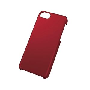 ELECOM（エレコム） iPhone 5c用シェルカバー／ラバーレッド PS-A13PVRRD