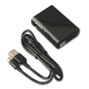 ブライトンネット タブレット用2A USB／ACアダプタ+microUSBケーブル BM-USB2ASET／BK