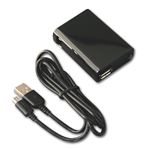 ブライトンネット タブレット用2A USB／ACアダプタ+microUSBケーブル BM-USB2ASET／BK