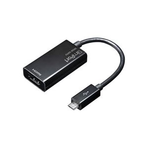 サンワサプライ SlimPort-HDMI変換アダプタ AD-HD14SP