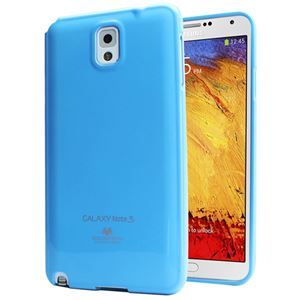 MERCURY カラーゼリーケース for Galaxy Note3（スカイブルー） MERJELGN3-SB