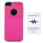 Sinjimoru SINJI POUCH CASE for iPhone 5s／5 with Shield Card （ホットピンク） SINSCSIP5-HP