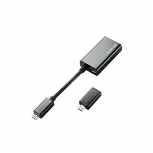 エレコム MHL変換アダプタ TVリモコン対応 MPA-MHL2AD01BK